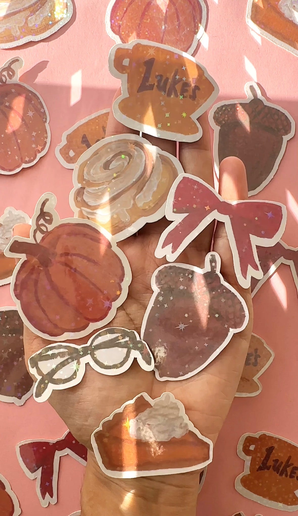 cozy autumn sticker pack