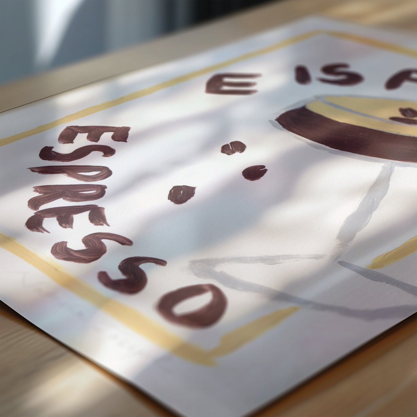 E is for Espresso