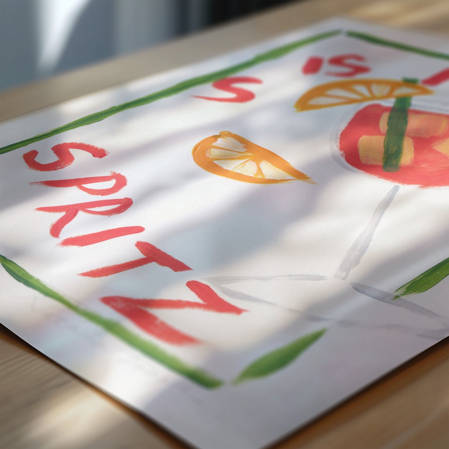 S is for Spritz