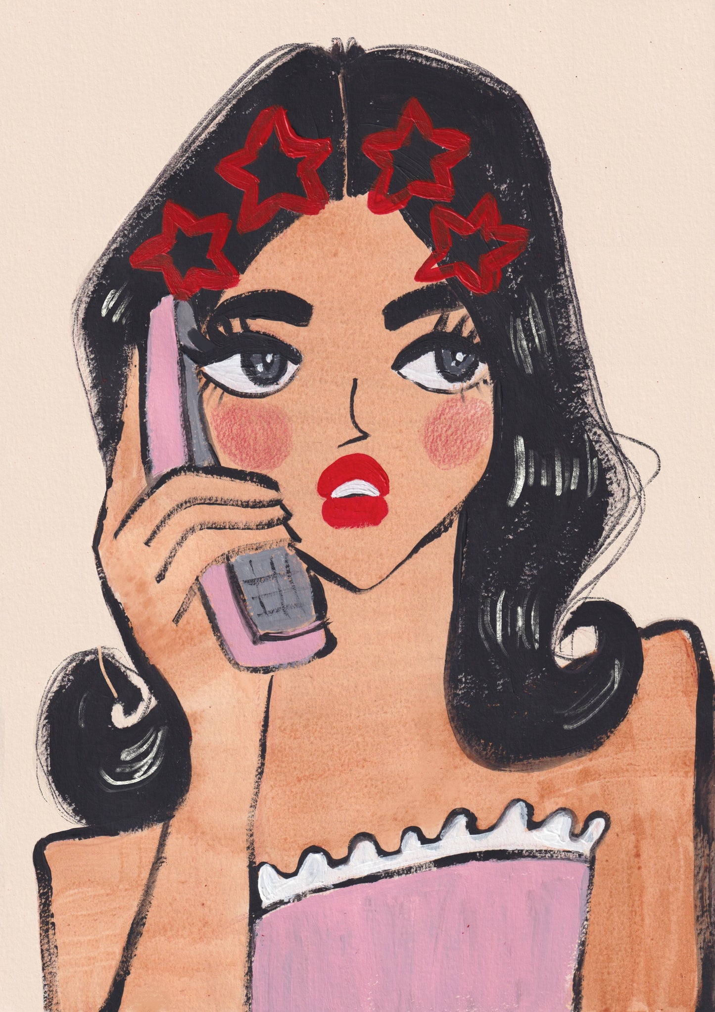 Pink Flip Phone