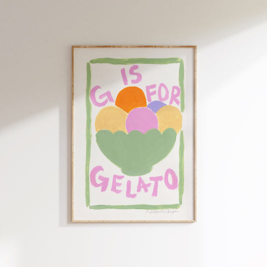 G is for Gelato